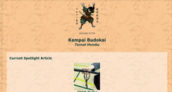 Desktop Screenshot of kampaibudokai.org