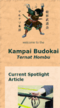 Mobile Screenshot of kampaibudokai.org